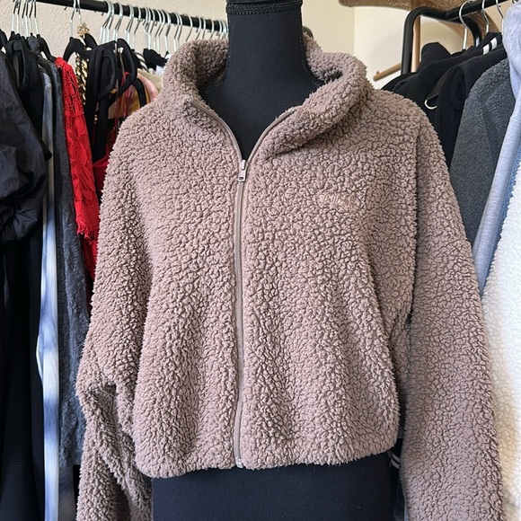 Skim set Cozy Tiger eye Sherpa Jacket - Picture 4 of 6